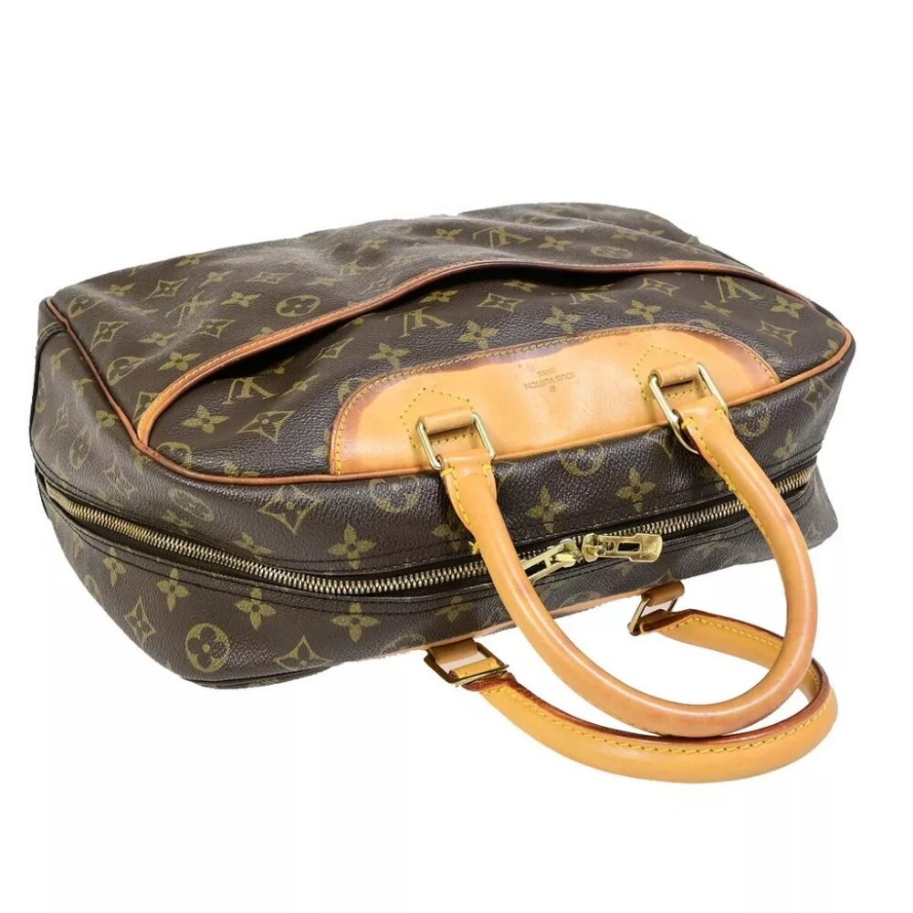 AUTHENTICITY GUARANTEED LOUIS VUITTON LV Logo Deauville Hand Bag Monogram - Picture 5 of 14